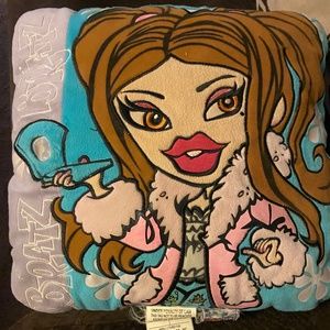 Vintage Y2K Bratz plush pillow